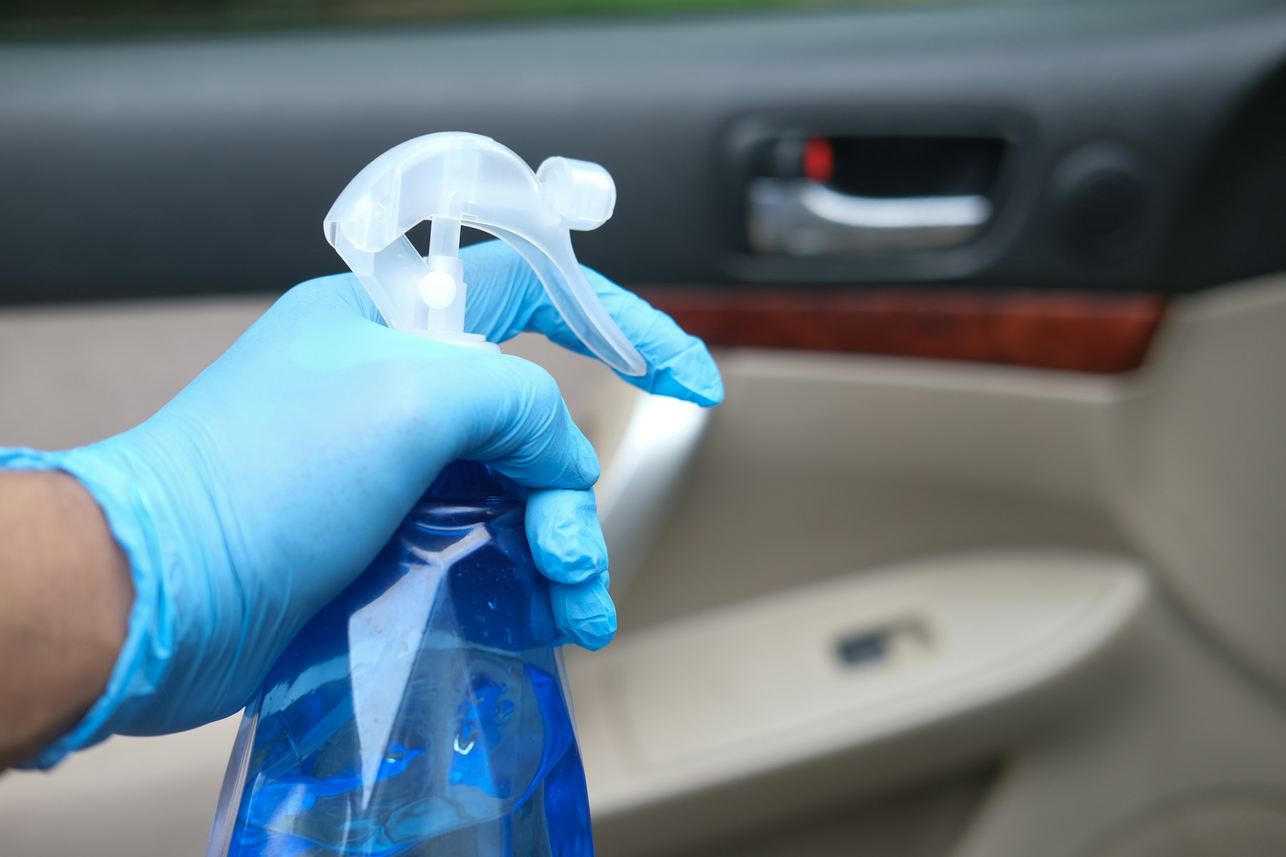 Licensed stock photo showing a freshly detailed vehicle exterior